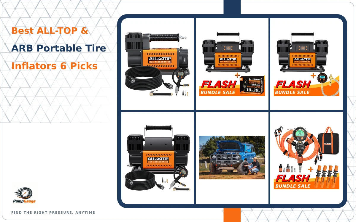 Best ALL-TOP & ARB Portable Tire Inflators: 6 Picks