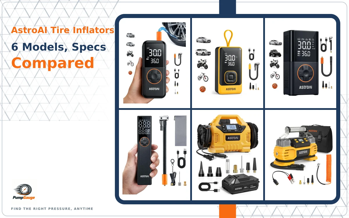 AstroAI Tire Inflators: 6 Models, Specs Compared