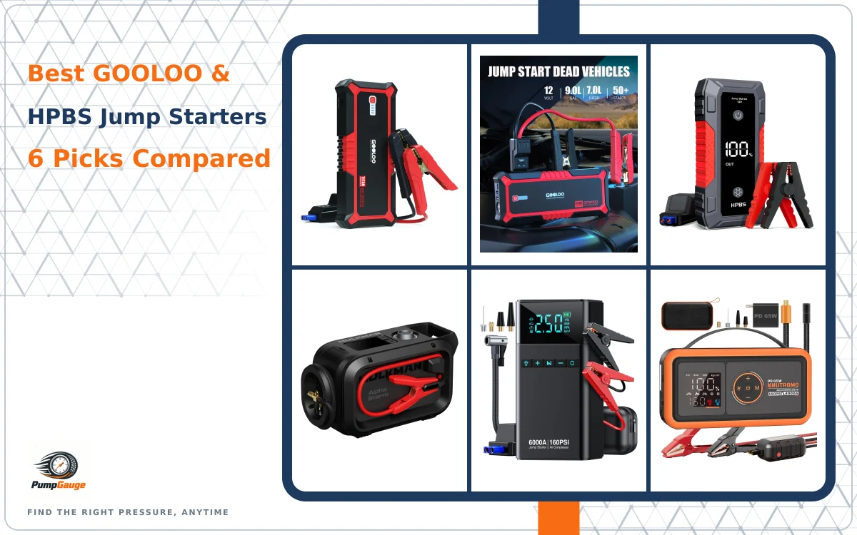 Best GOOLOO & HPBS Jump Starters: 6 Picks Compared
