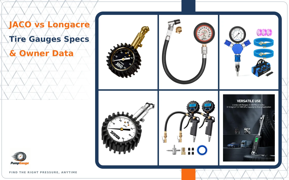 JACO vs Longacre Tire Gauges: Specs & Owner Data