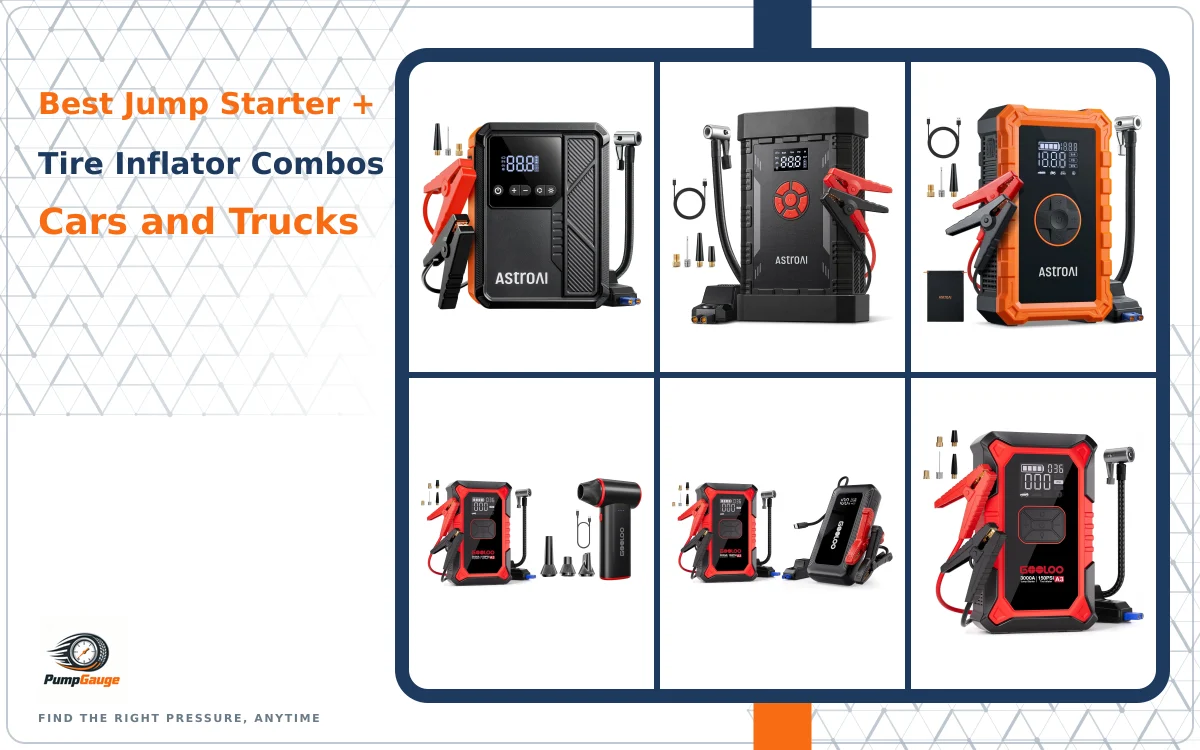 Best Jump Starter + Tire Inflator Combos for Cars and Trucks