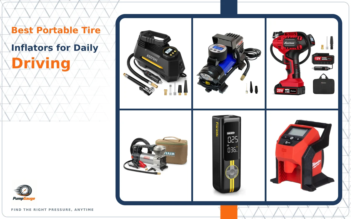 Best Portable Tire Inflators for Daily Driving