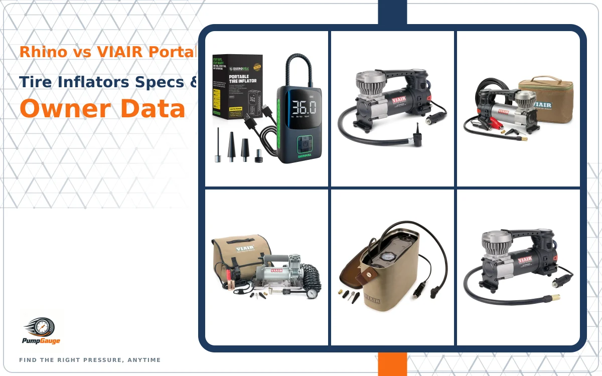 Rhino vs VIAIR Portable Tire Inflators: Specs & Owner Data