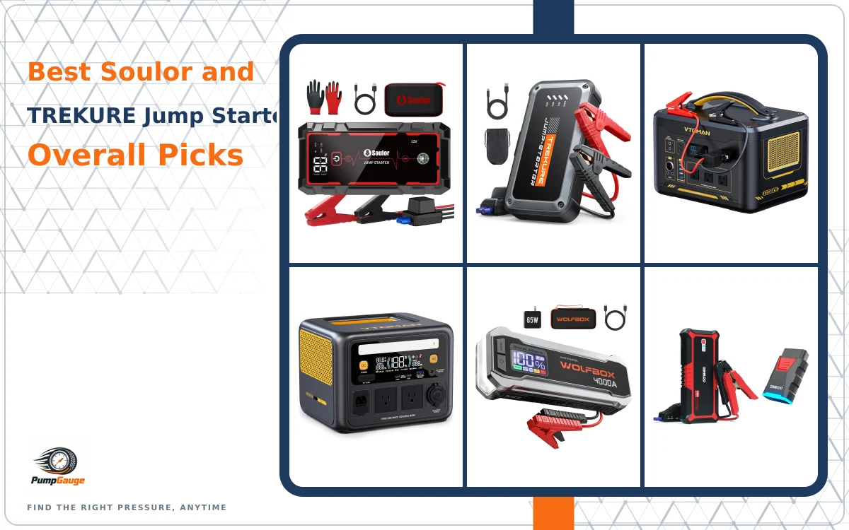 Best Soulor and TREKURE Jump Starters: Overall Picks