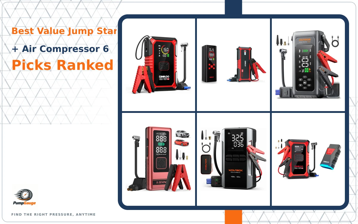 Best Value Jump Starter + Air Compressor: 6 Picks Ranked