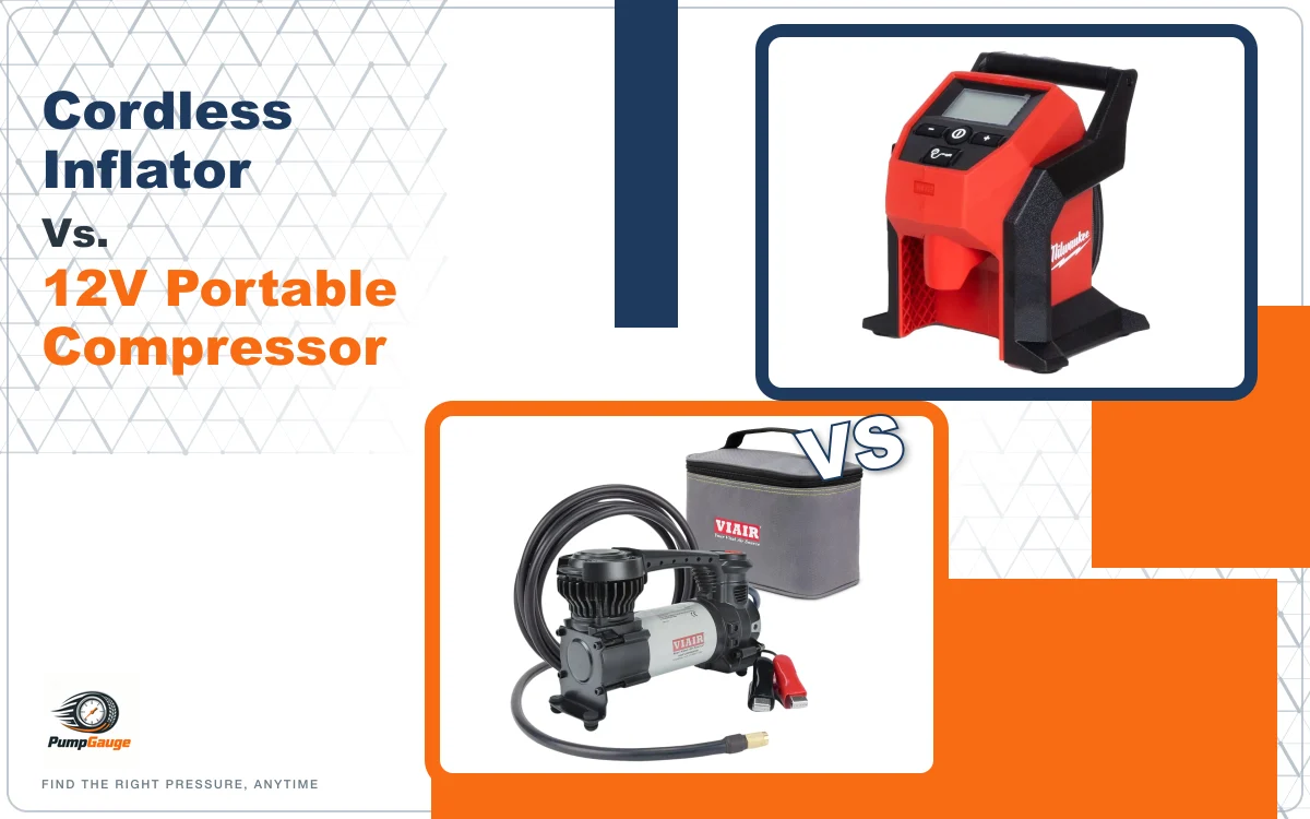 Cordless vs 12V tire inflator cover