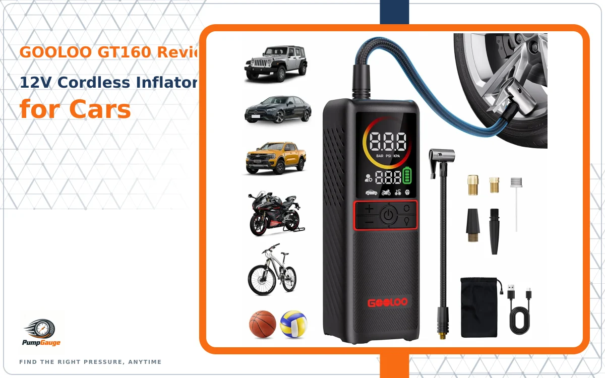 GOOLOO GT160 Review: 12V Cordless Inflator for Cars