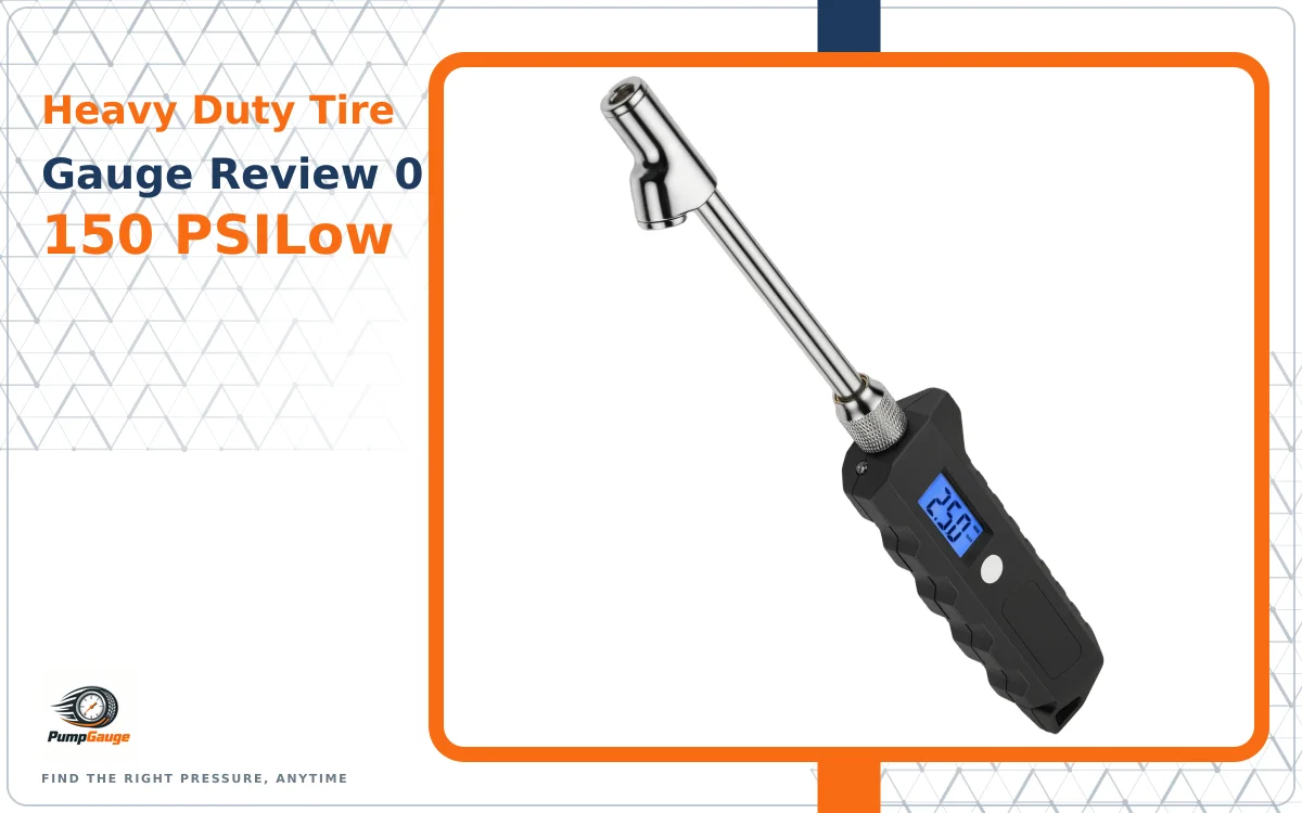 Heavy Duty Tire Gauge Review: 0–150 PSILow