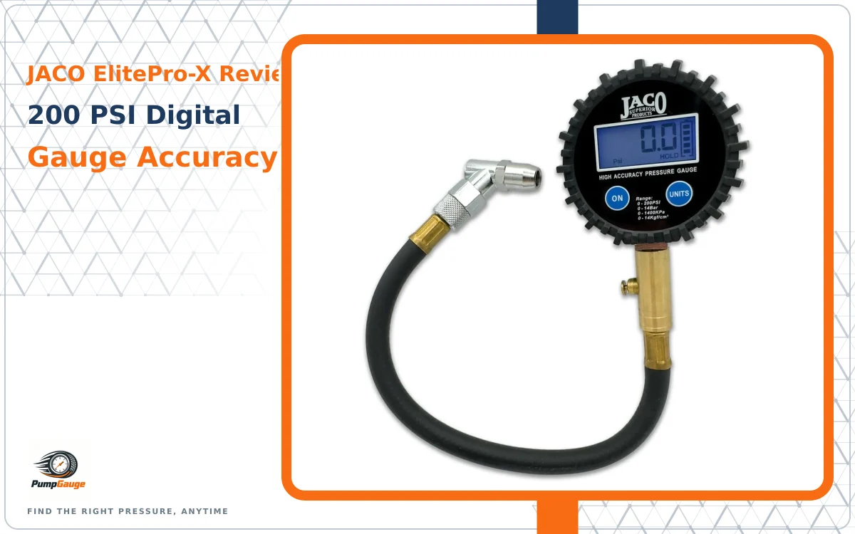 JACO ElitePro-X Review: 200 PSI Digital Gauge Accuracy