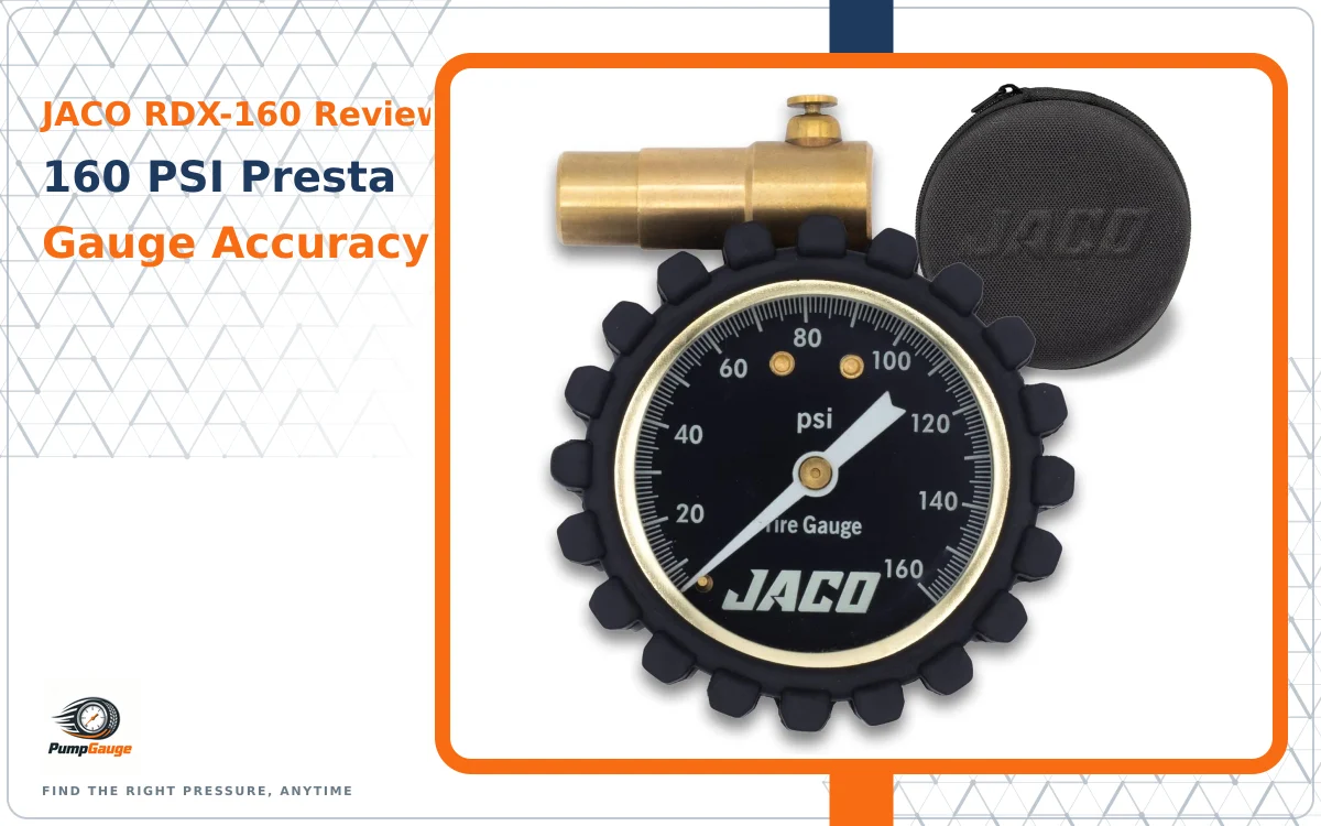 JACO RDX-160 Review: 160 PSI Presta Gauge Accuracy