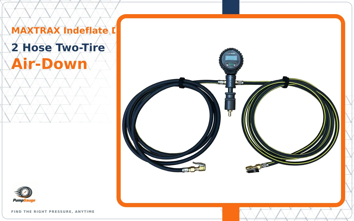 MAXTRAX Indeflate Digital 2 Hose: Two-Tire Air-Down