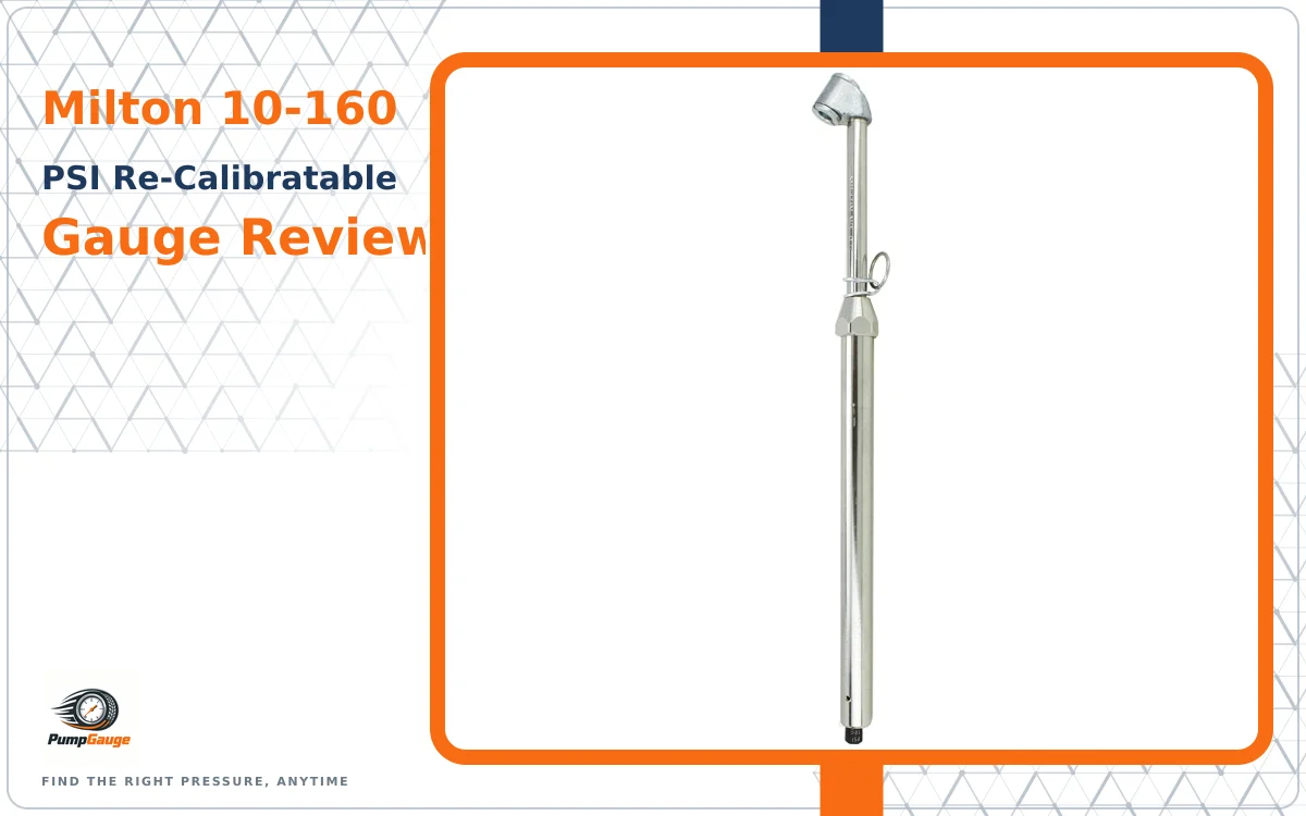 Milton 10-160 PSI Re-Calibratable Gauge Review