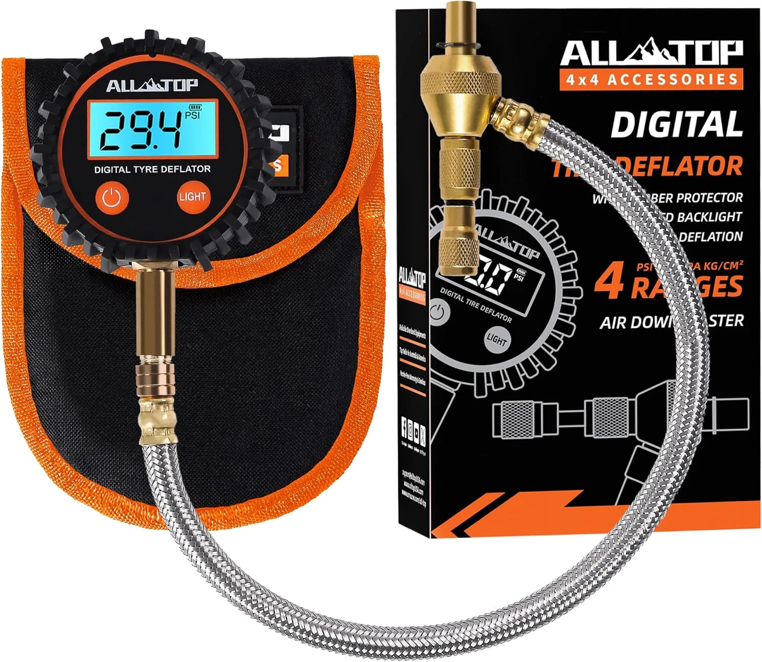 ALL-TOP 4x4 Digital Tire Deflator kit product photograph
