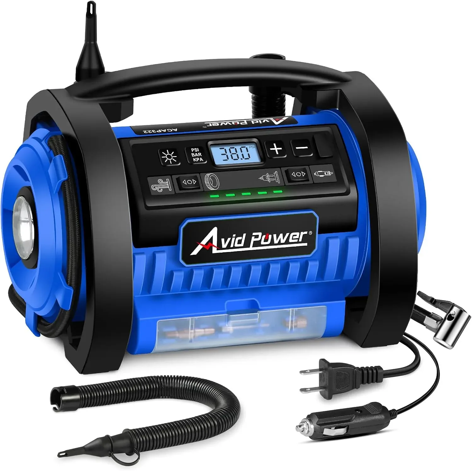 Avid Power AC/DC Portable Air Compressor product photograph
