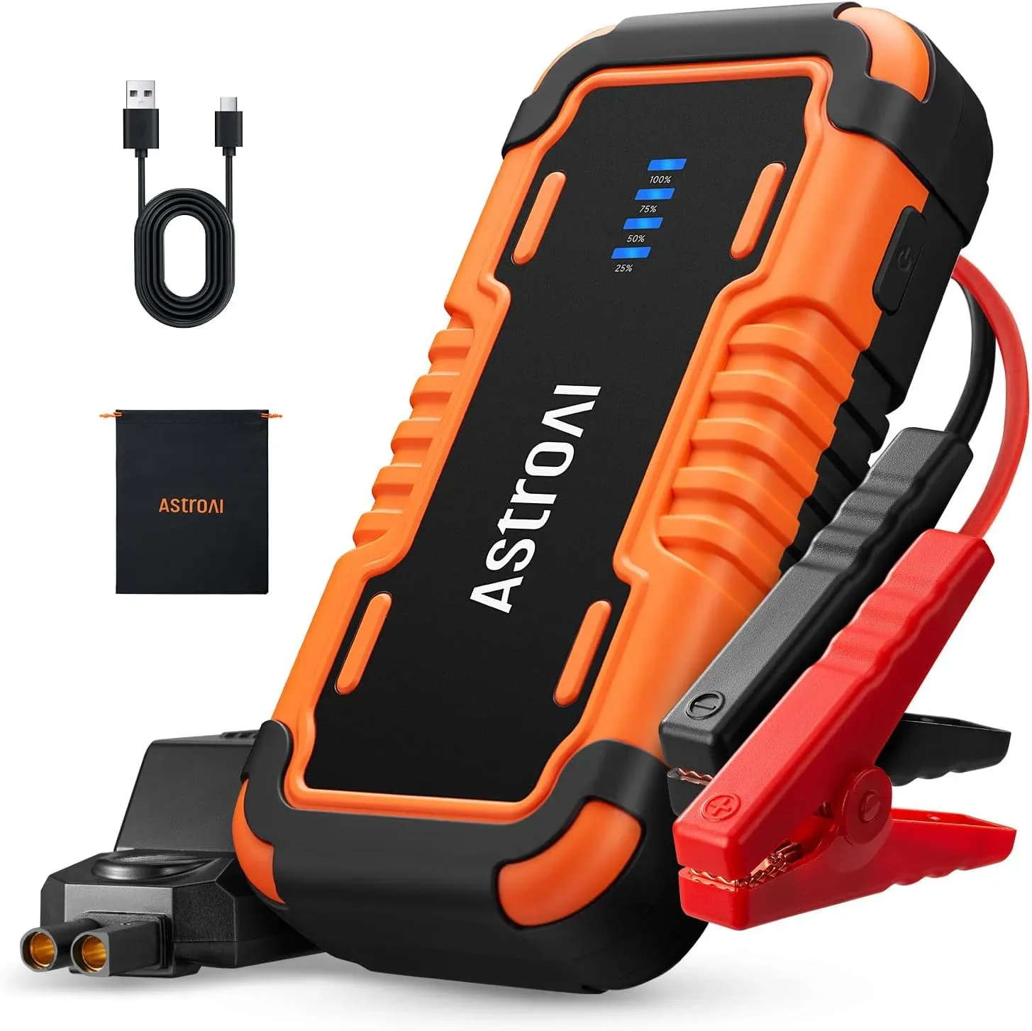 AstroAI P10 12V 5000A Lithium Car Jump Starter Up to 10L Gas & 8L Di product photograph