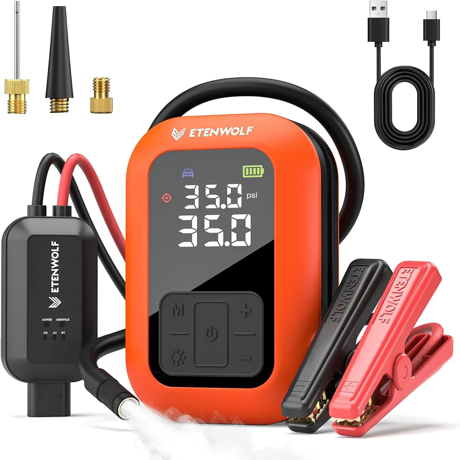 ETENWOLF 12V Battery Jumper Starter Portable product photograph