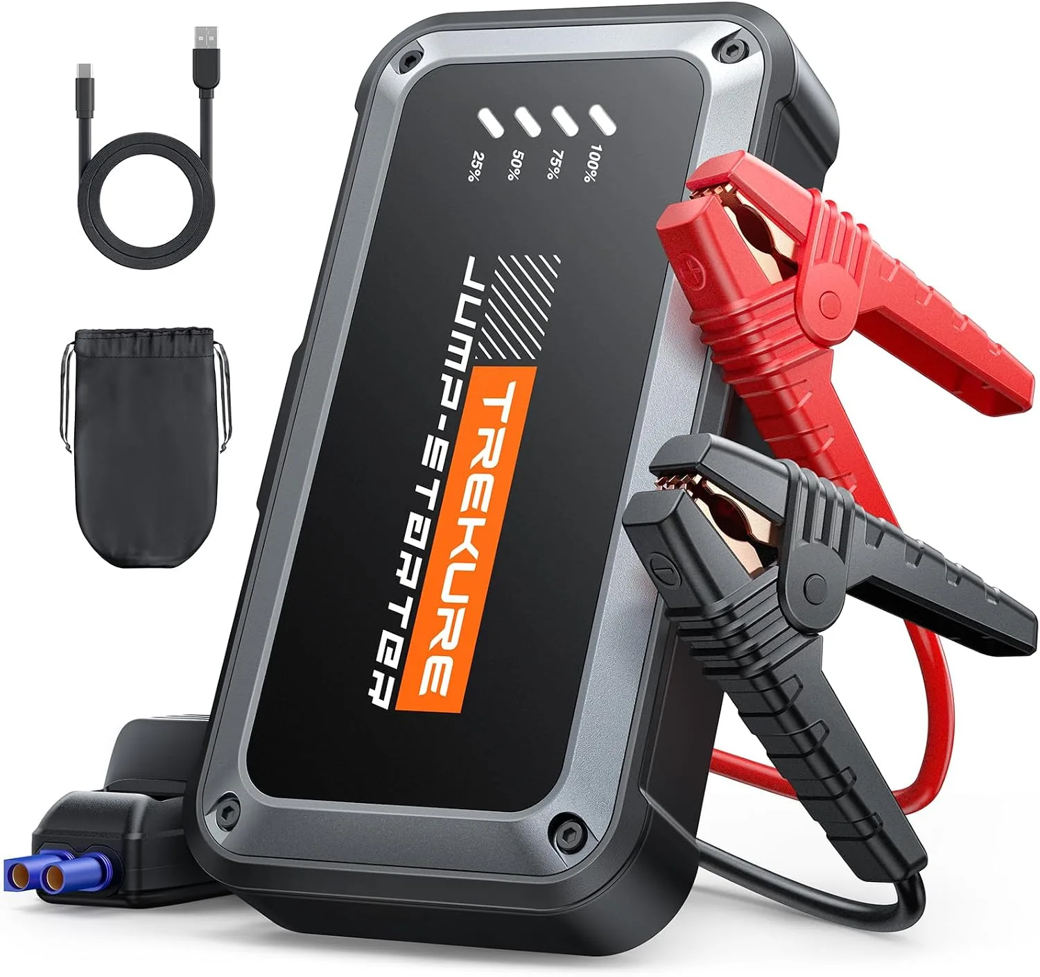 TREKURE Portable Car Battery Jump Starter 4000A 16800mAh Jump Box product photograph