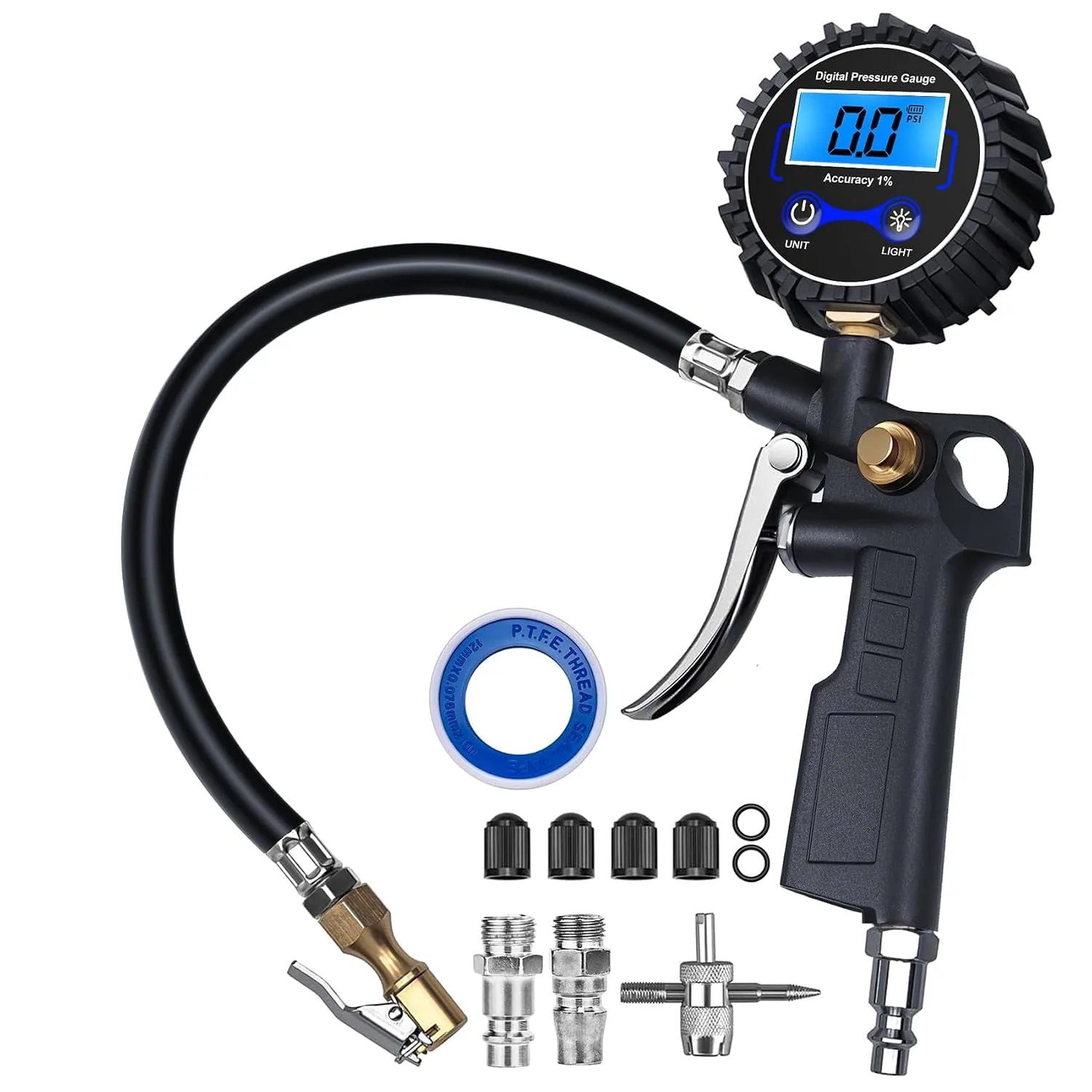 DigitPro Air Compressor Accessories with Air Chuck Quick Connect Coupler product photograph