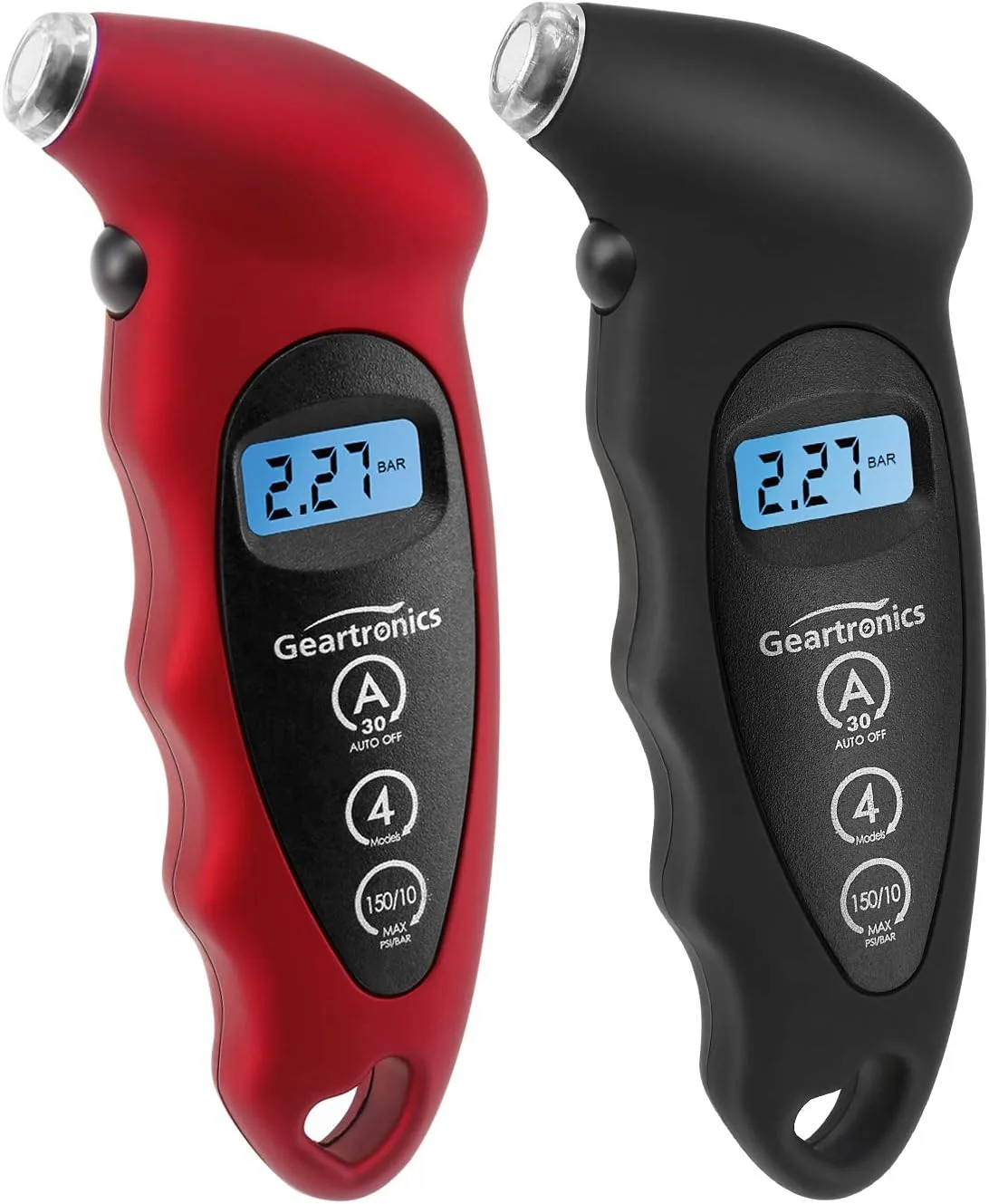Geartronics Digital Tire Pressure Gauge 150 PSI 4 Settings with Backlight LCD Tire product photograph