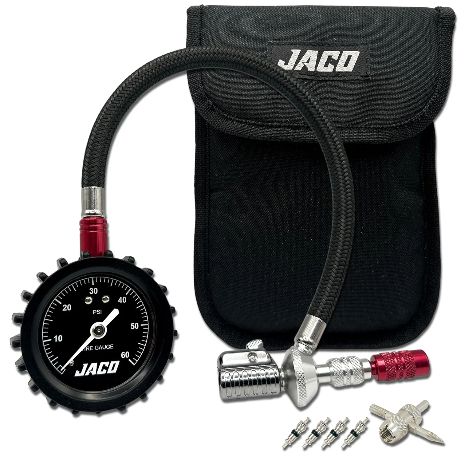 JACO Lightning RX4 Tire Deflator with Gauge product photograph
