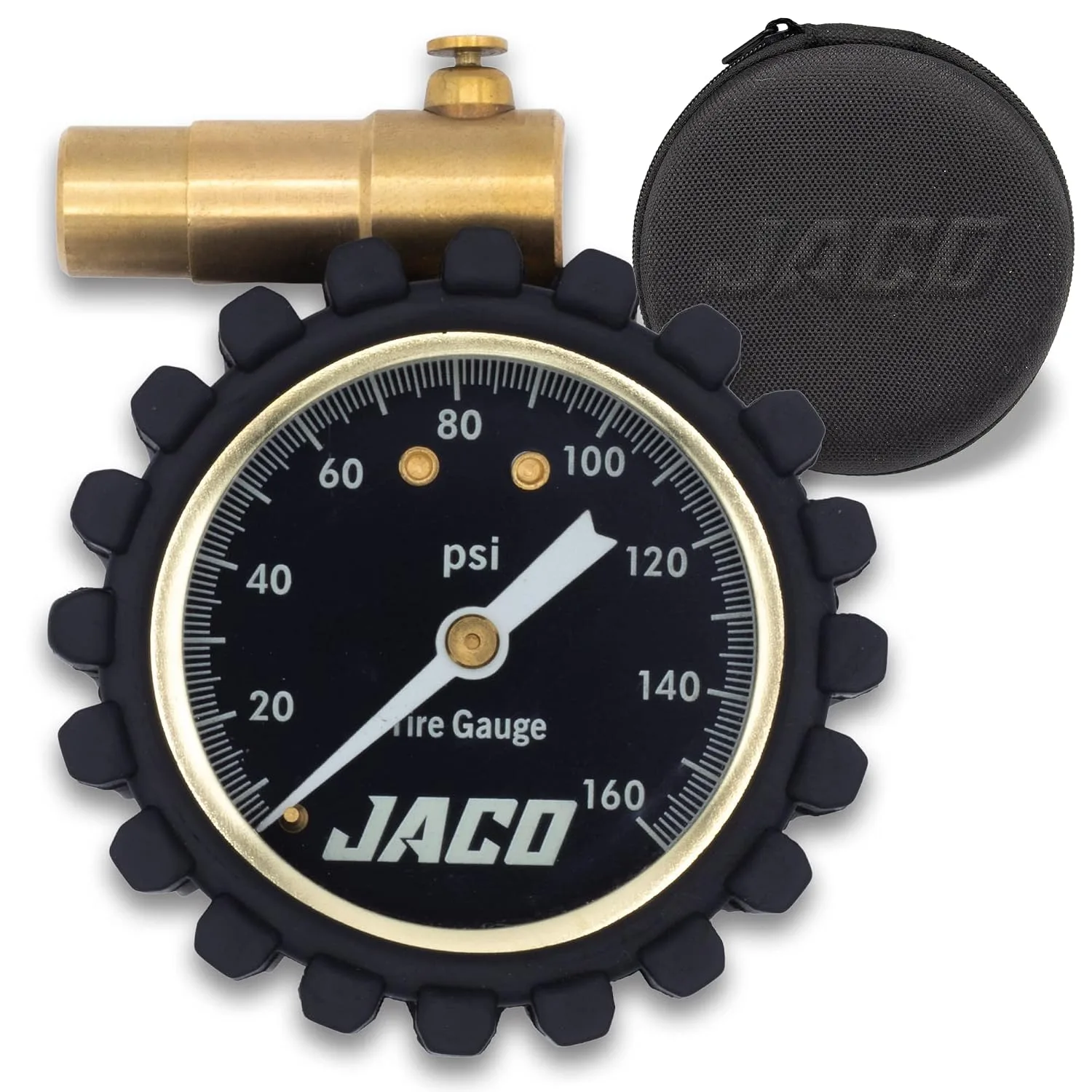 JACO RDX-160 Presta Tire Pressure Gauge product photograph
