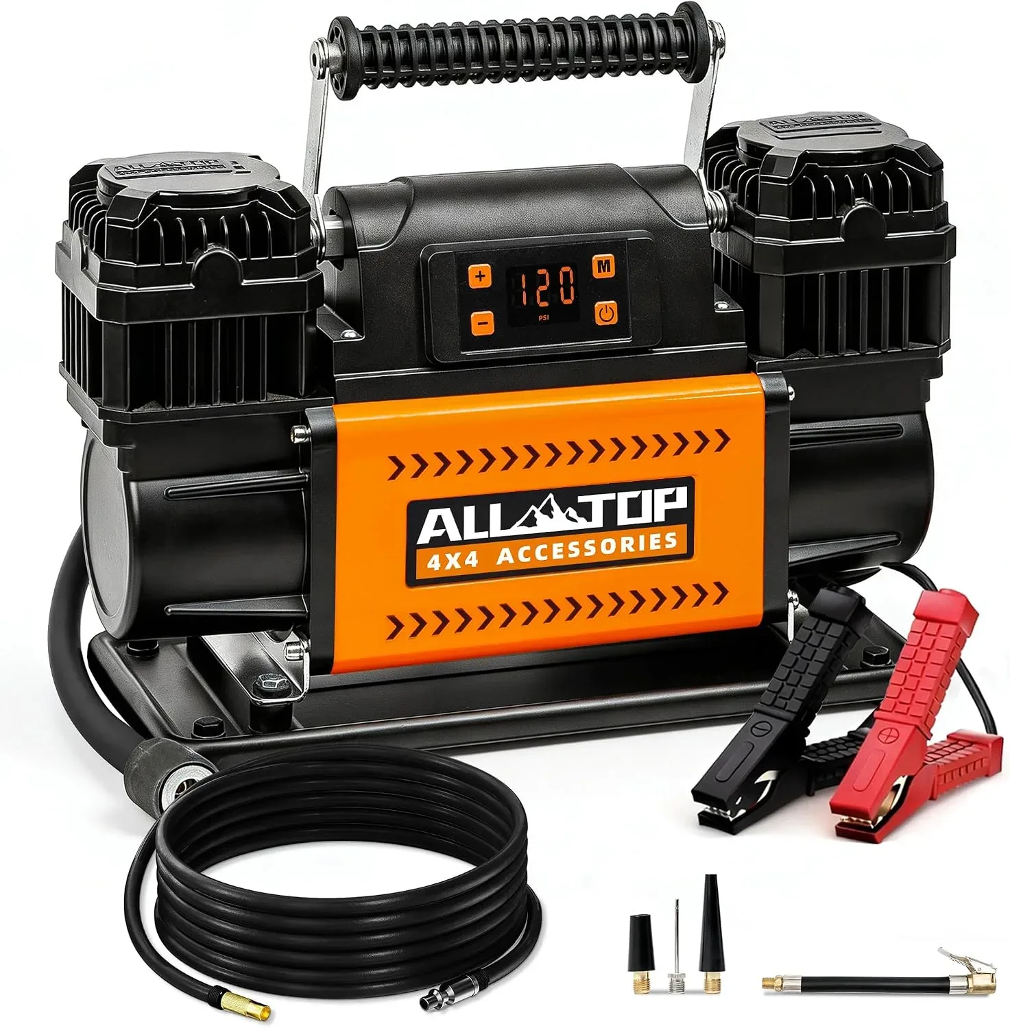 ALL-TOP 12V Air Compressor w/LCD Control Panel to Preset Target Pressure, 150PSI 12.35CF product photograph