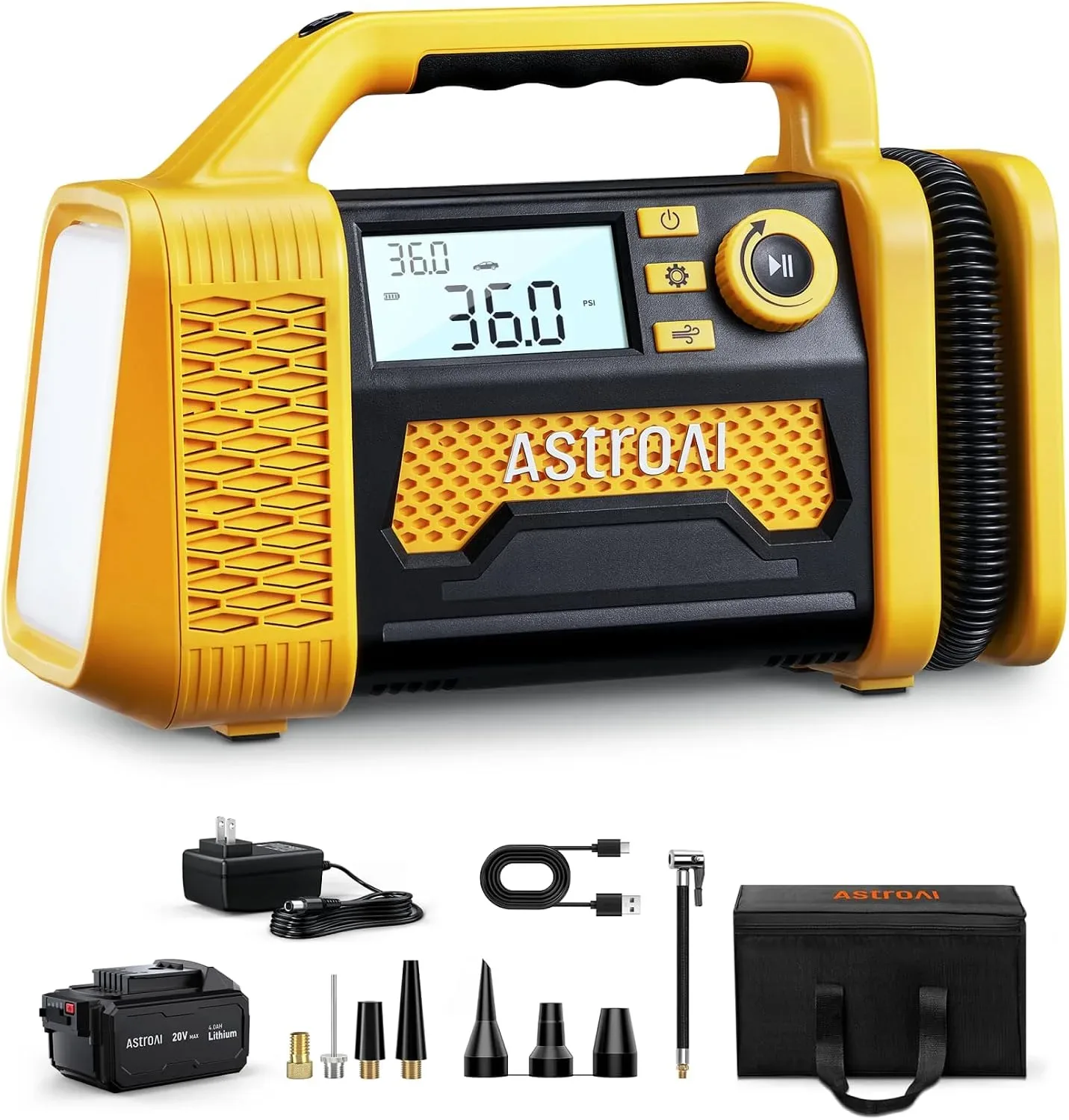 AstroAI TC3 Truck Tire Inflator, 150PSI Cordless Portable Air Compre product photograph