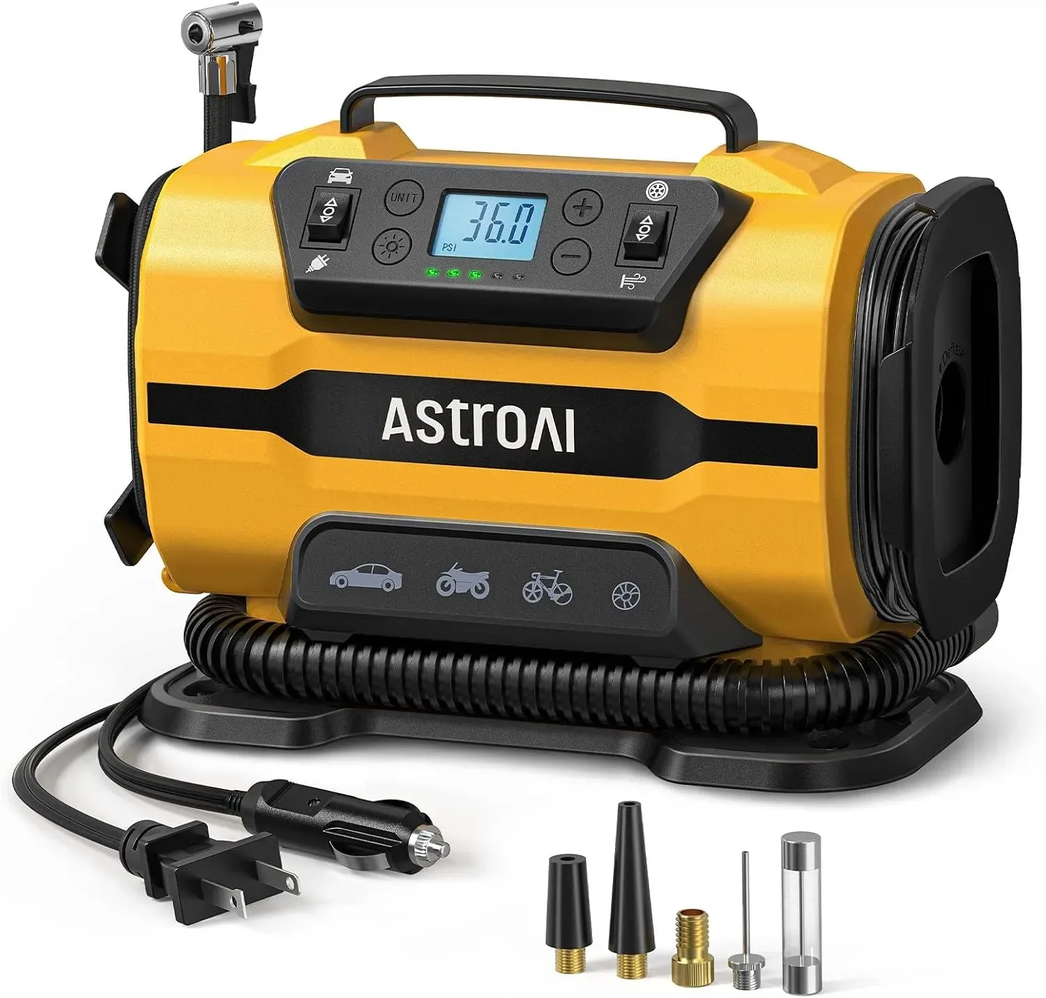 AstroAI Tire Inflator Portable Air Compressor product photograph