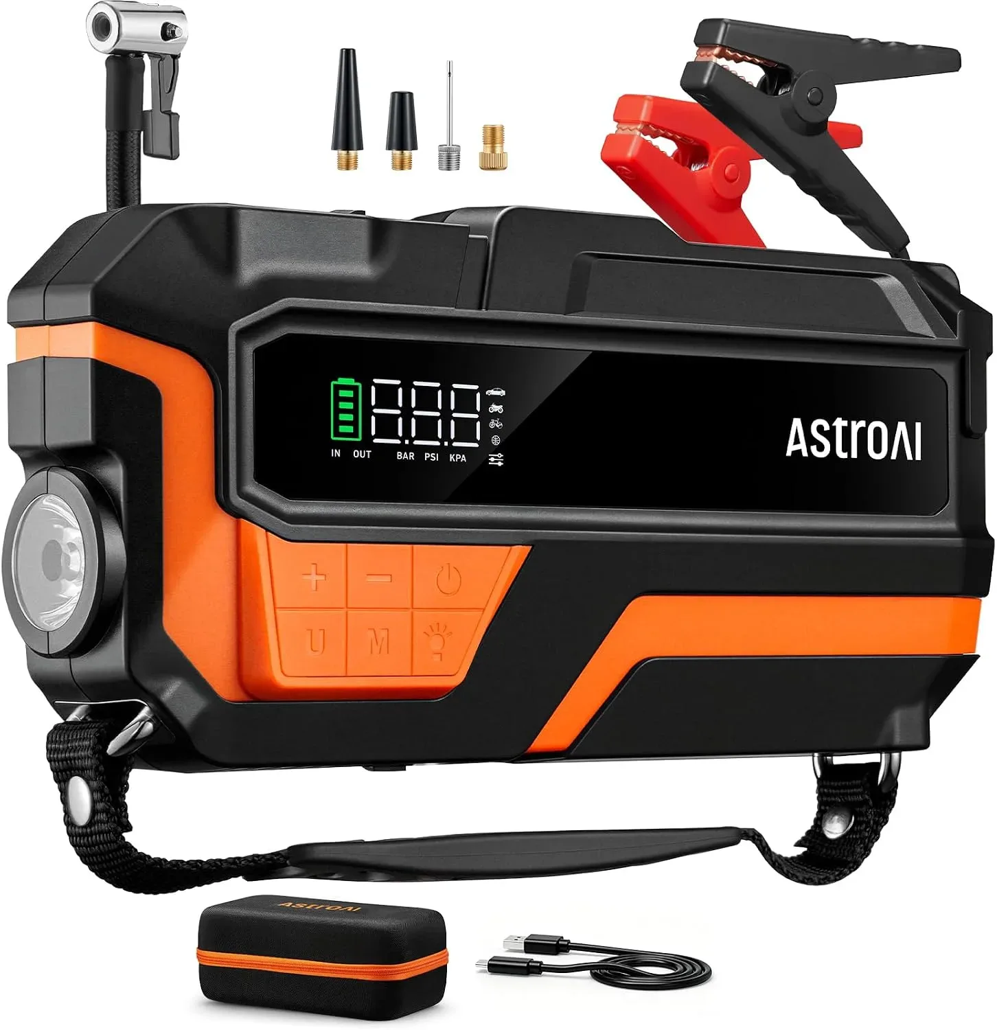 AstroAI M10 6000A Car Jump Starter with Air Compressor product photograph