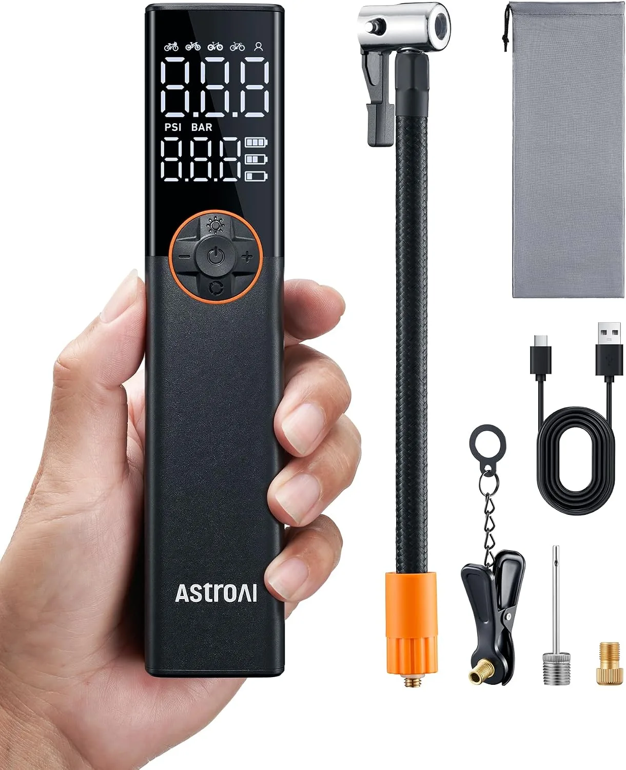 AstroAI L8 Electric Bike Pump product photograph