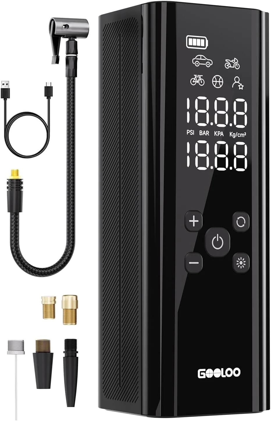 GOOLOO GT150 Tire Inflator product photograph