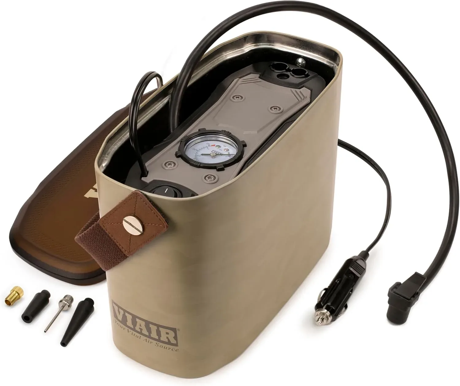 VIAIR 75P/00075 Portable Air Compressor, Tire Inflator, Offroad Air Compressor for Car product photograph