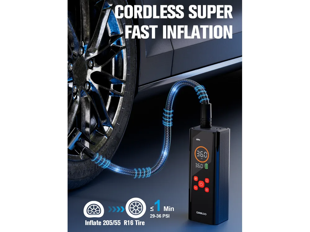 GOOLOO GOOLOO AP150 PRO Tire Inflator manufacturer product photograph 2