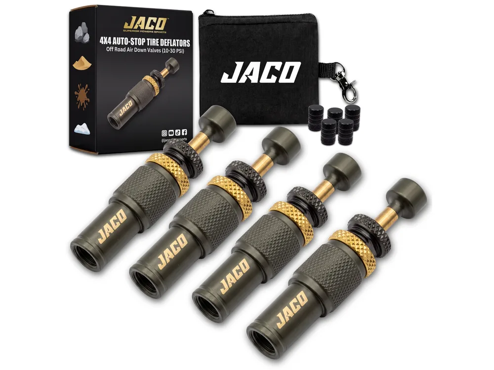 JACO 4X4 Auto-Stop Tire Deflators (Adjustable 10–30 PSI) manufacturer product photograph 1