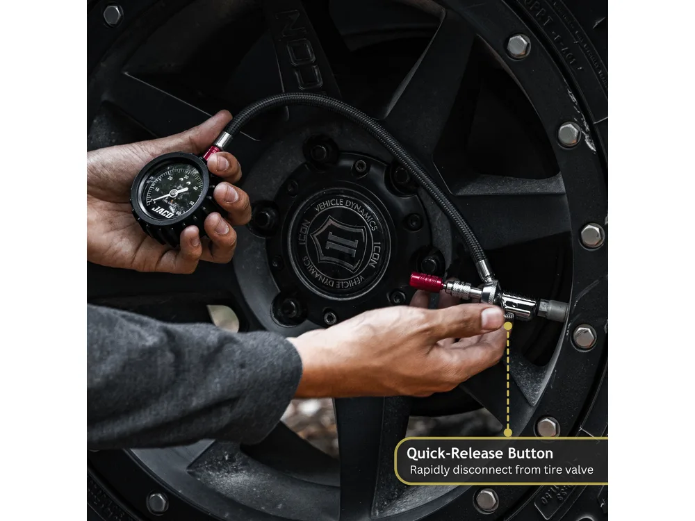 JACO Lightning RX4 Tire Deflator with Gauge manufacturer product photograph 4
