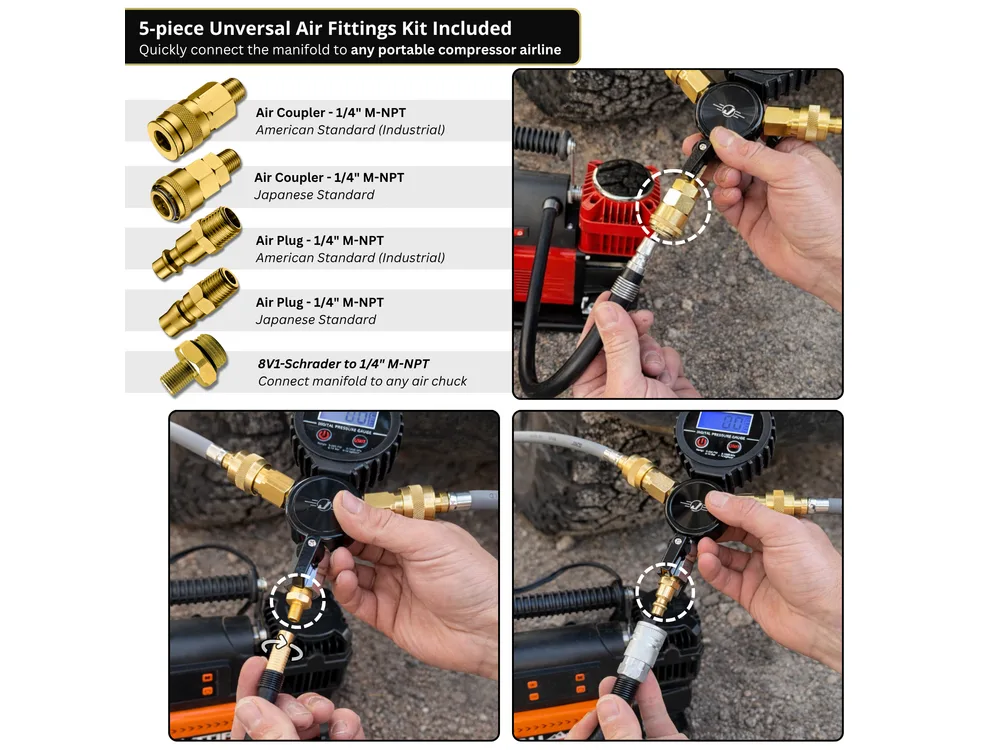 JACO Rapid 4-Tire Inflation/Deflation System with Lightning Air Chucks manufacturer product photograph 3