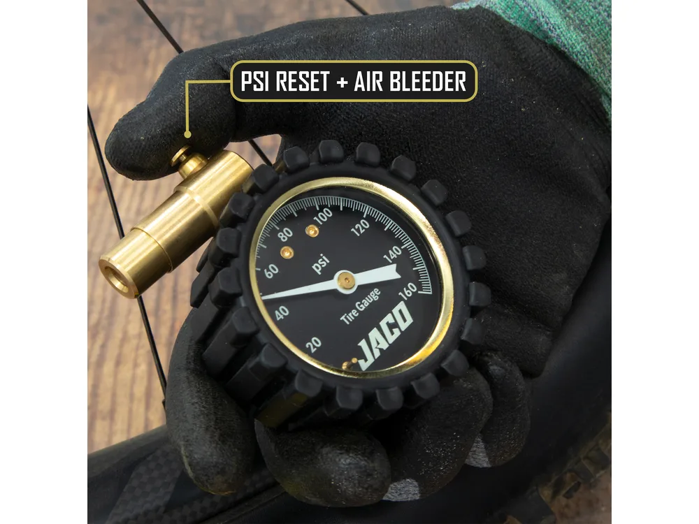 JACO RDX-160 Presta Tire Pressure Gauge manufacturer product photograph 4