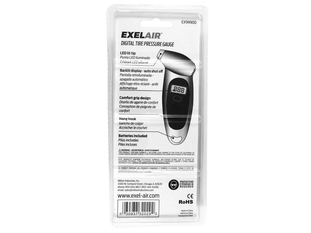 Milton EXELAIR Digital Tire Gauge (EX99900) manufacturer product photograph 3