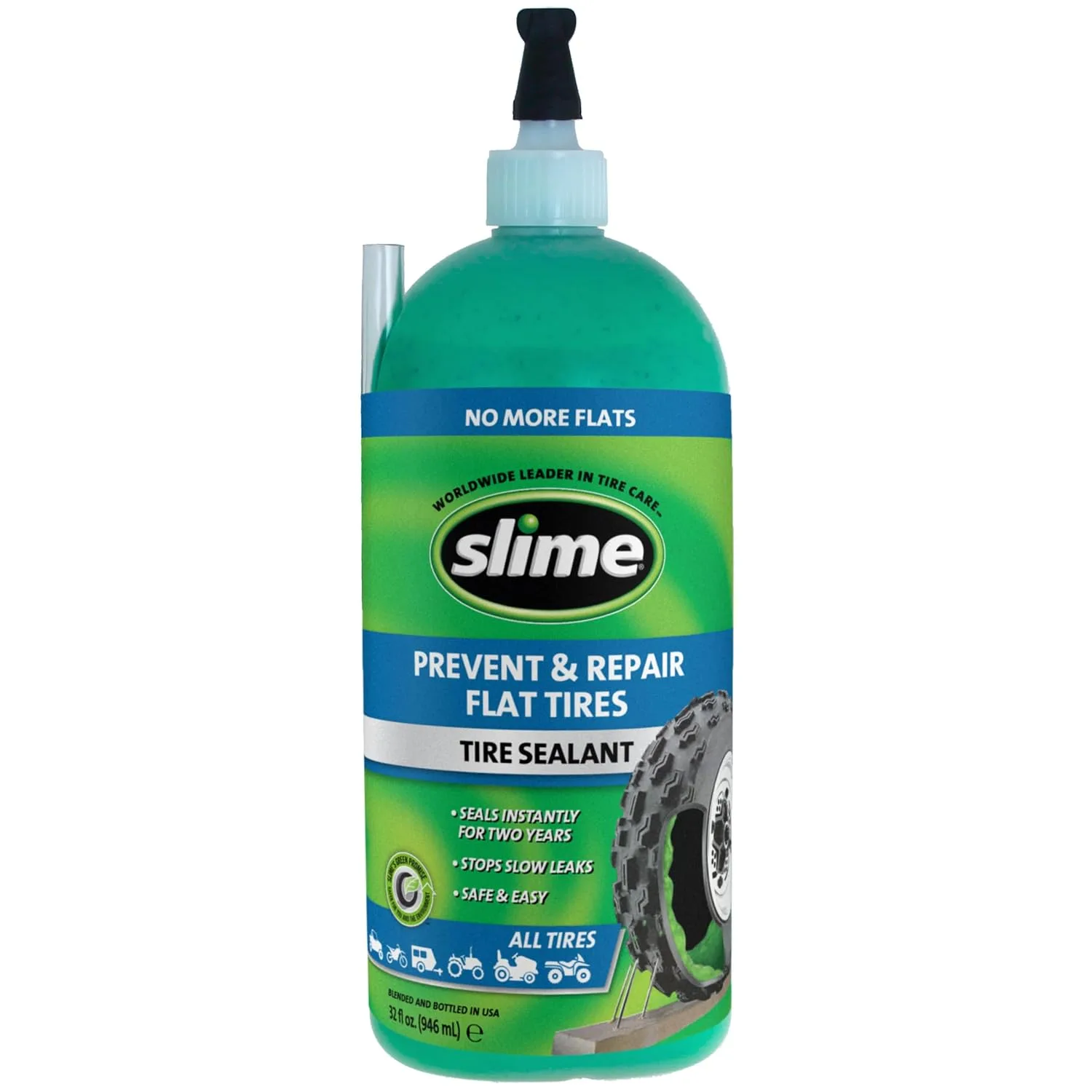 Slime 10009 Flat Tire Puncture Repair Sealant product photograph