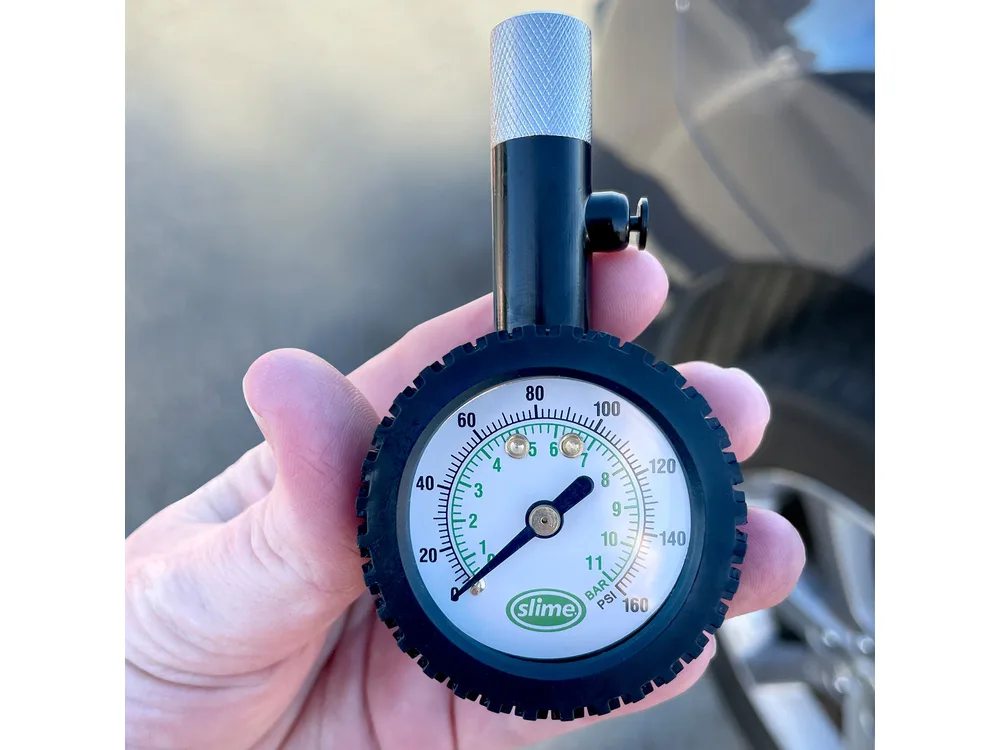 Slime Airlock Dial High Pressure Tire Gauge (10-160 psi) manufacturer product photograph 4