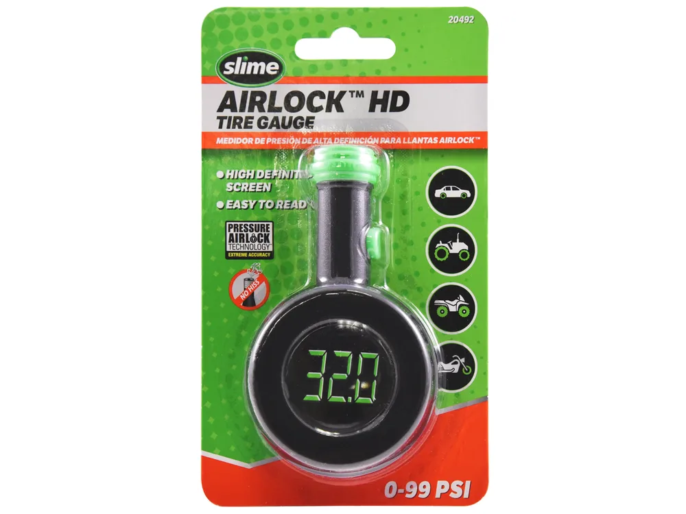Slime Airlock HD Tire Gauge (0-99 psi) manufacturer product photograph 3