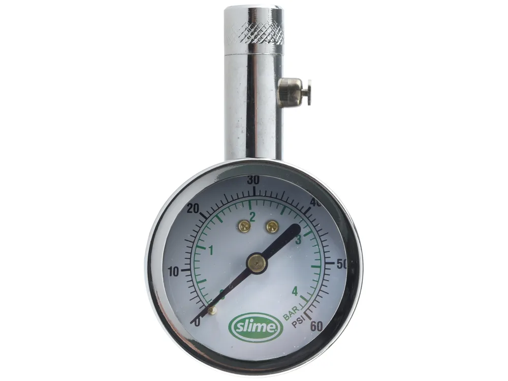 Slime Chrome Dial Tire Gauge (5-60 psi) manufacturer product photograph 1