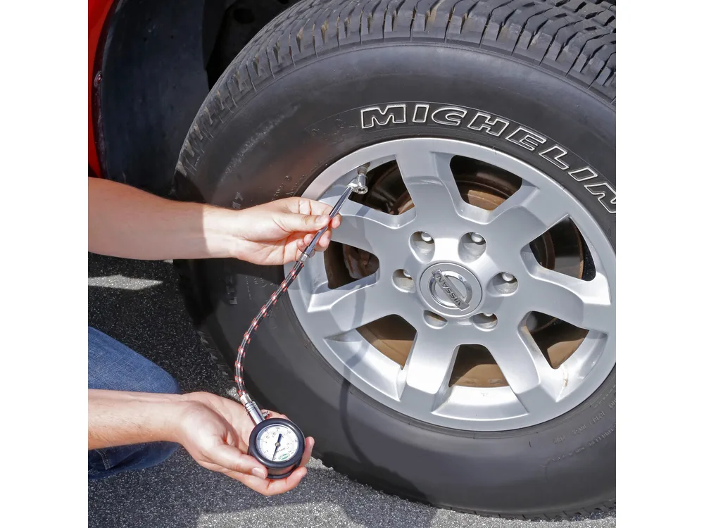 Slime Dual Head Dial Tire Gauge (10-160 psi) manufacturer product photograph 2