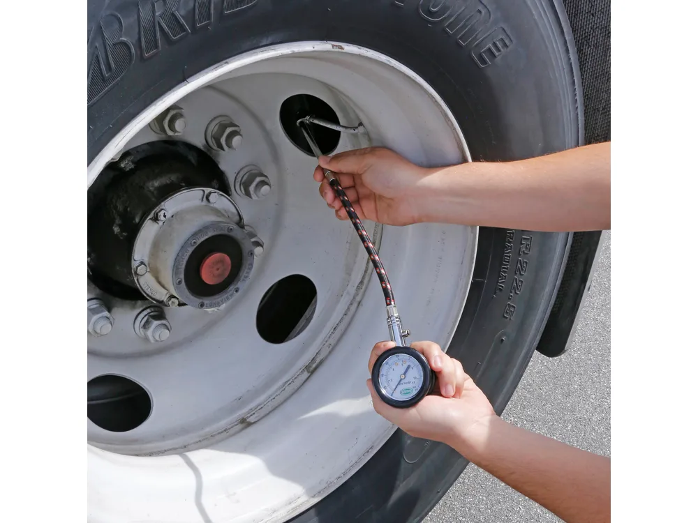 Slime Dual Head Dial Tire Gauge (10-160 psi) manufacturer product photograph 3