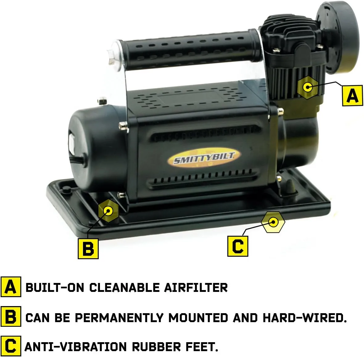 Smittybilt 2.54 CFM Air Compressor - 2780 product photograph