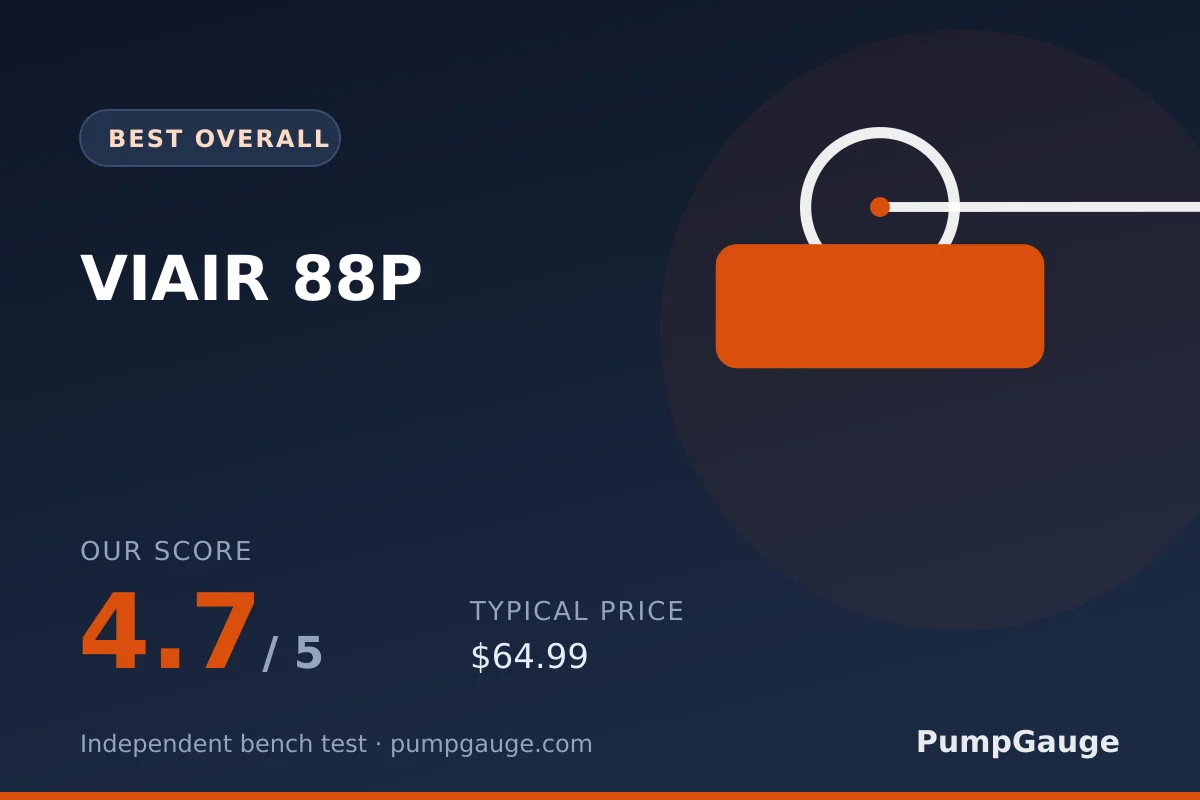 VIAIR 88P — portable air compressor reviewed by PumpGauge